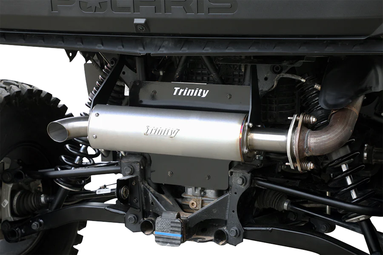 TRINITY RACING Slip-On Muffler - Stainless Steel - Xpedition TR-4192S