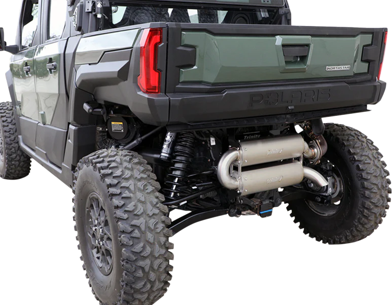 TRINITY RACING Quiet Slip-On Muffler - Stainless Steel - Dual - Xpedition TR-4191S