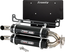 TRINITY RACING Stage 5 Dual Slip-On Muffler - Xpedition TR-4193S