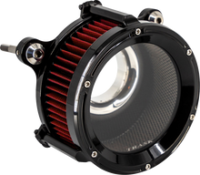 TRASK 68 mm Assault Charge Air Cleaner - Gloss Black - Gen 2 M8 TM-1025GBK