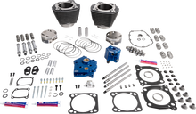 S&S CYCLE 132" Power Package - HPT496 - Chain Drive - Water Cooled - Black Granite - 114"/117" M8 310-1400