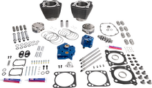 S&S CYCLE 132" Power Package - HPT496 - Chain Drive - Water Cooled - Black with Highlights - 114"/117" M8 310-1401