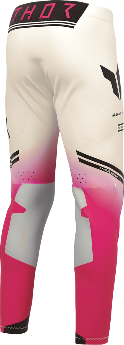 THOR Sportmode Geo Pants - Vintage White/Pink - US 38 2901-12831