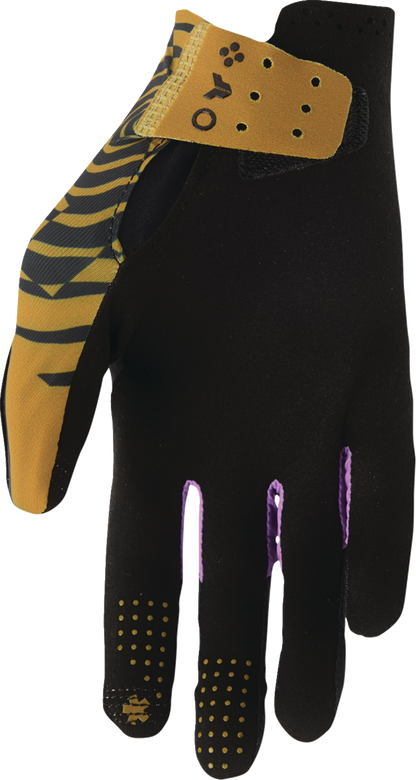 THOR Sportmode Mind Control Gloves - Black/Caramel - Large 3330-8570