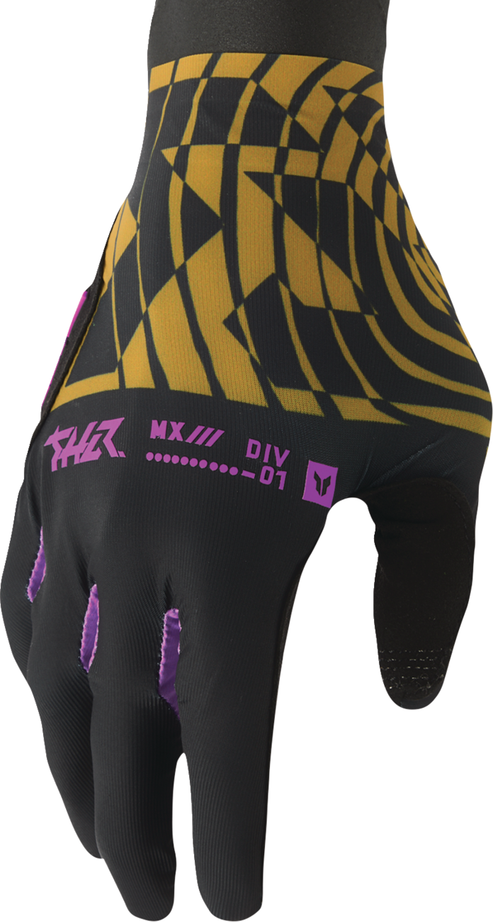 THOR Sportmode Mind Control Gloves - Black/Caramel - 2XL 3330-8572