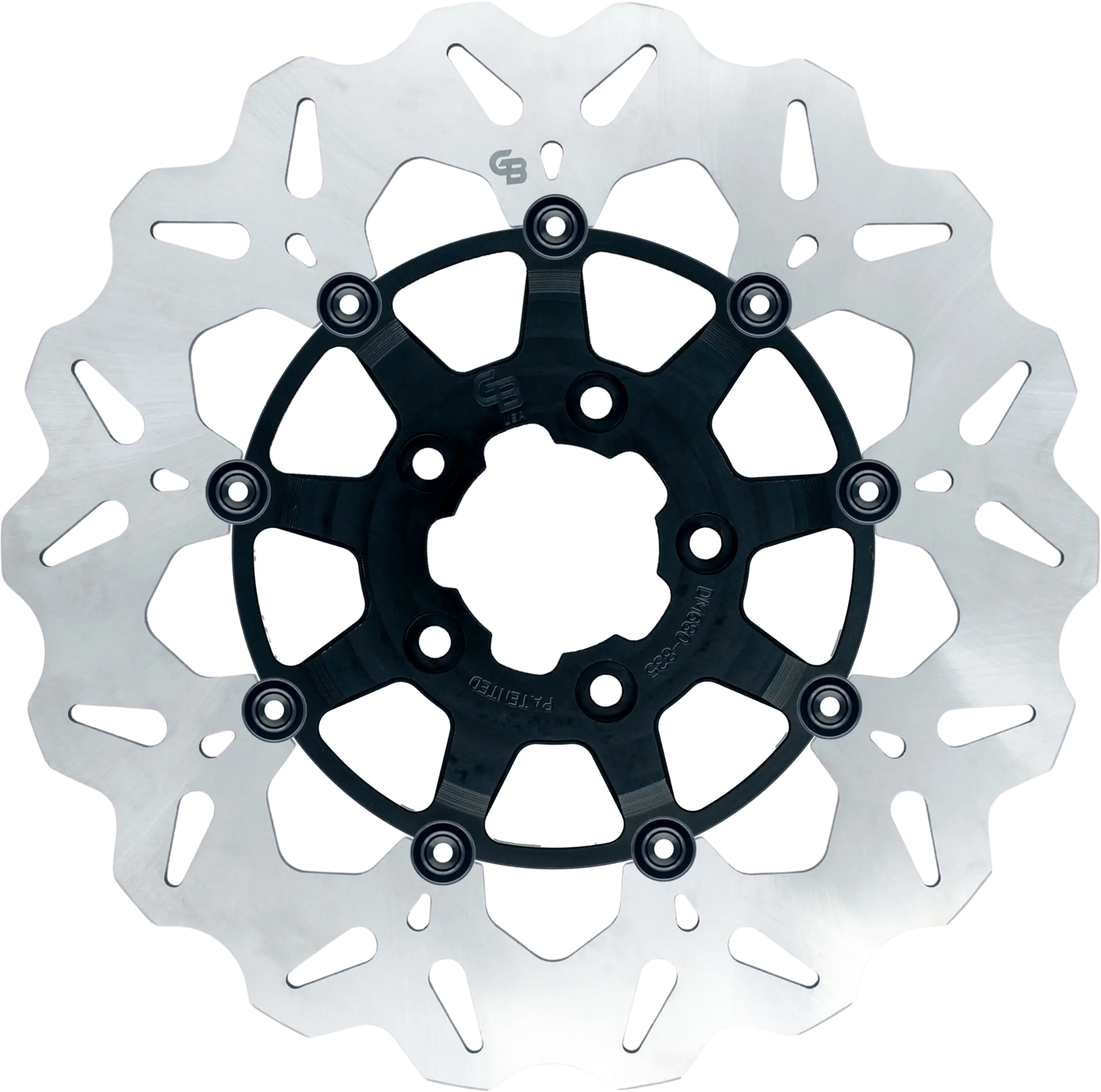 Rotor 11.5" Floating Wave Fr Black