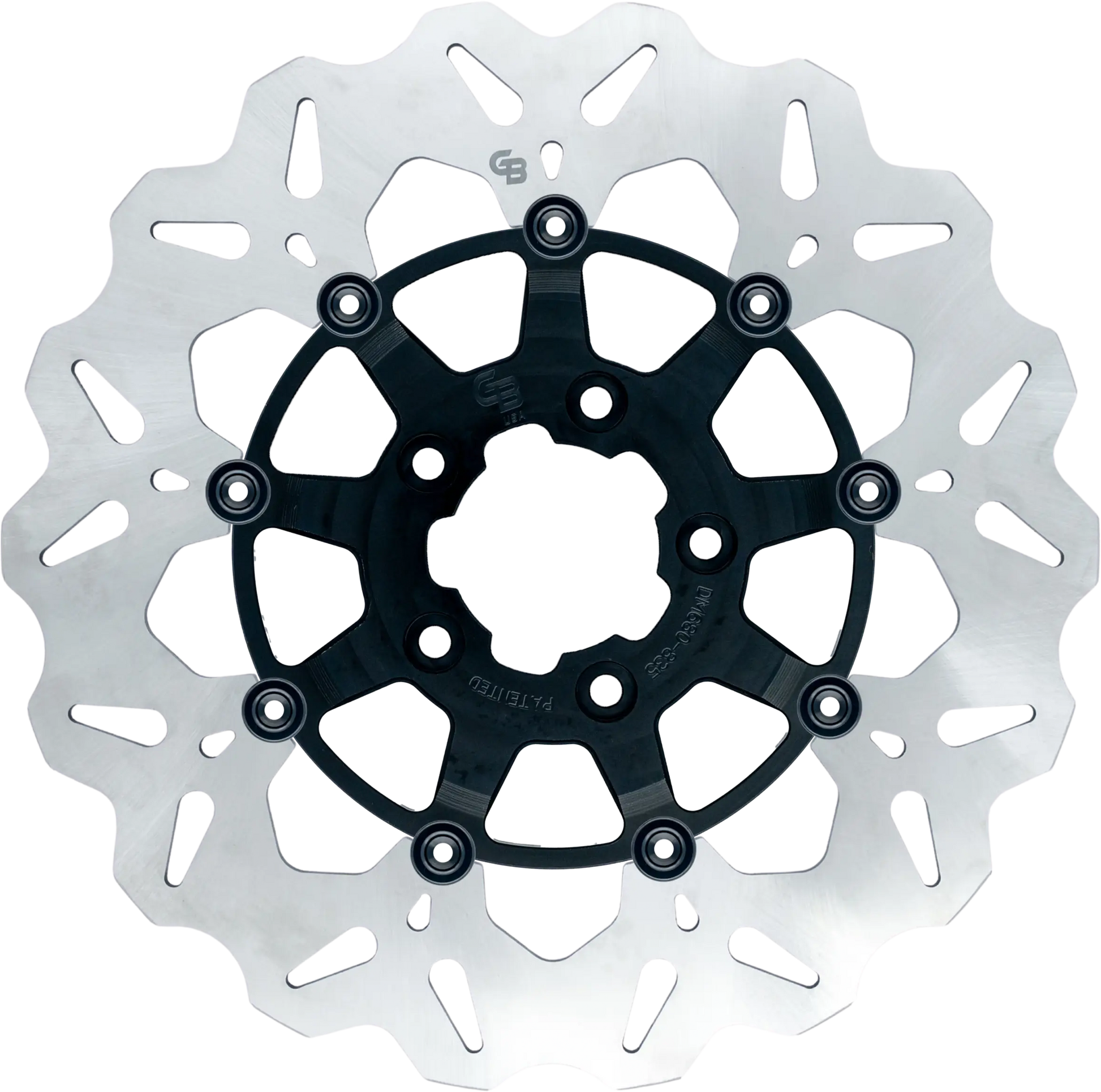 Rotor 11.5" Floating Wave Fr Black