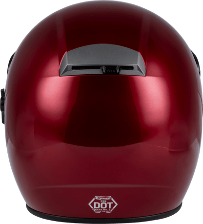 Gm 32 Open Face Helmet Candy Red Xl