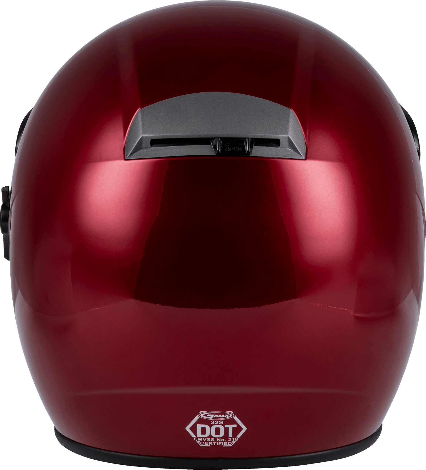 Gm 32 Open Face Helmet Candy Red Md