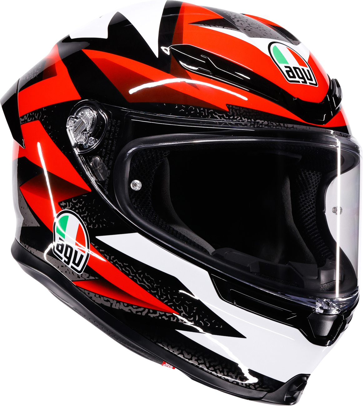 AGV K6 S Helmet - Braven - Black/Red/White - Small 2118395016-029-S