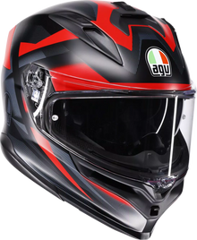 AGV K7 Helmet - Glimpse - Matte Black/Red - Small 2118399004-015-S