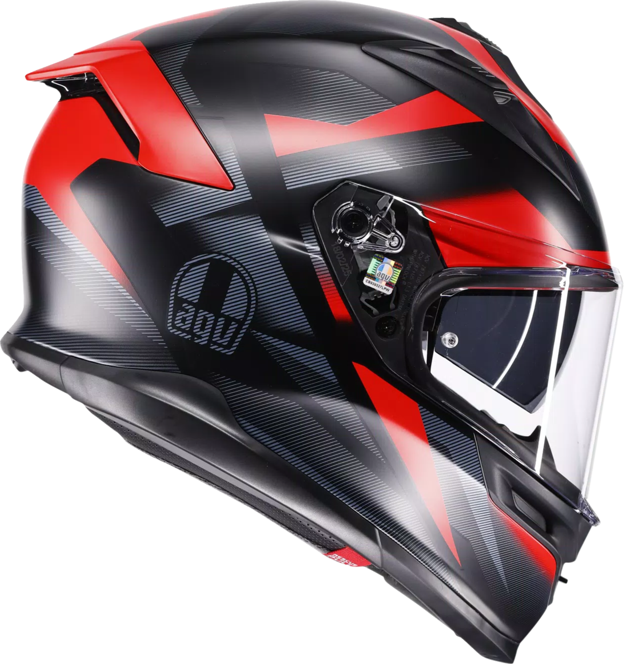 AGV K7 Helmet - Glimpse - Matte Black/Red - Small 2118399004-015-S