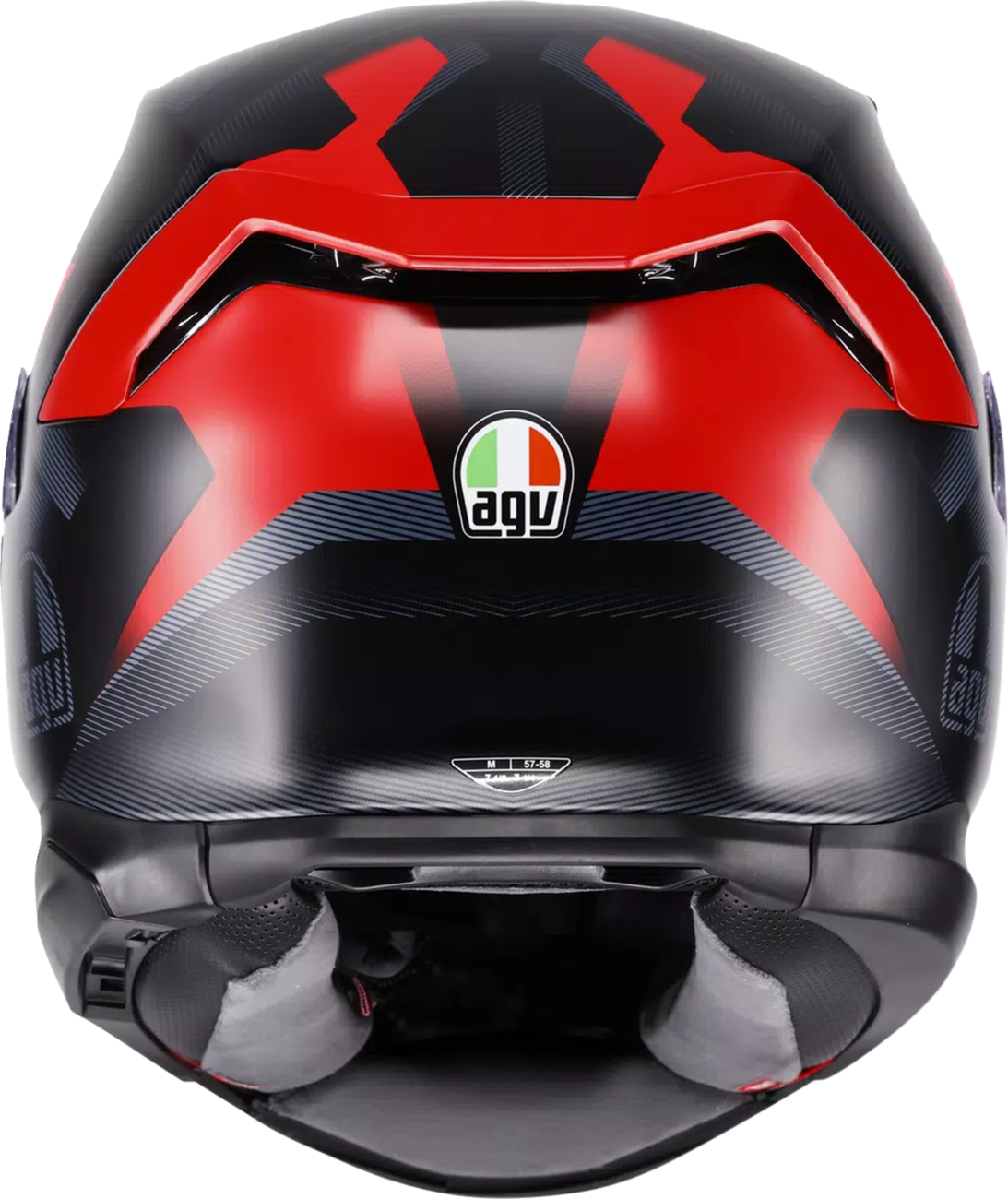 AGV K7 Helmet - Glimpse - Matte Black/Red - Small 2118399004-015-S