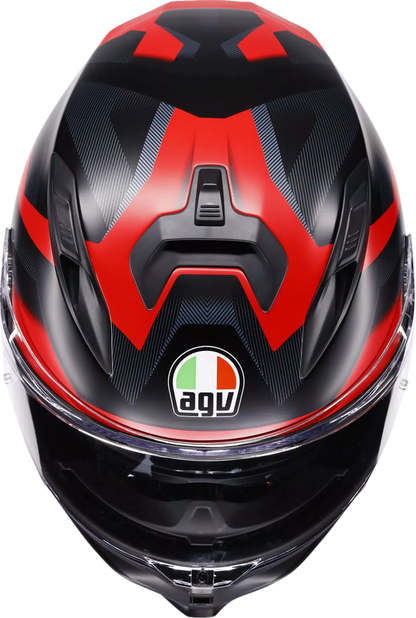 AGV K7 Helmet - Glimpse - Matte Black/Red - Small 2118399004-015-S