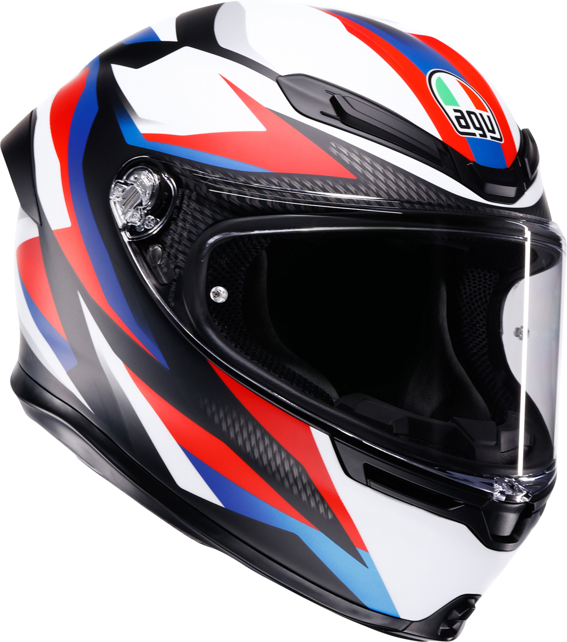 AGV K6 S Helmet - Timewarp - Matte Black/Red/Blue - 2XL 2118395016-028-XXL