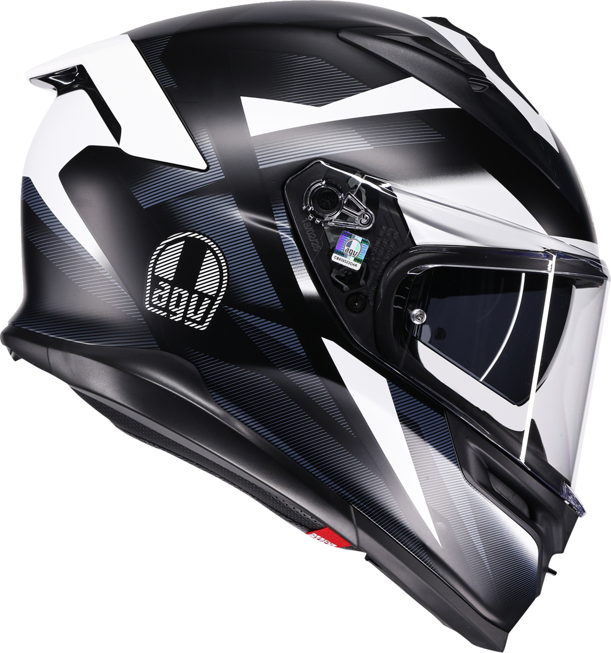 AGV K7 Helmet - Glimpse - Matte Black/White - Small 2118399004-016-S
