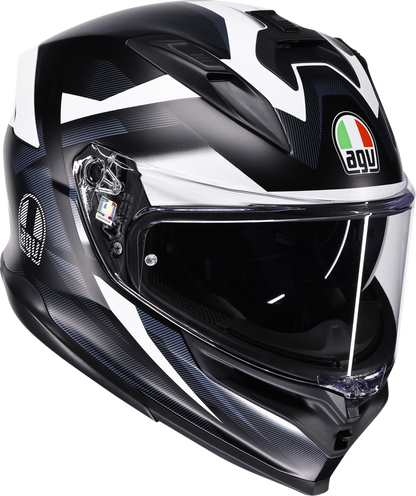 AGV K7 Helmet - Glimpse - Matte Black/White - XL 2118399004-016-XL