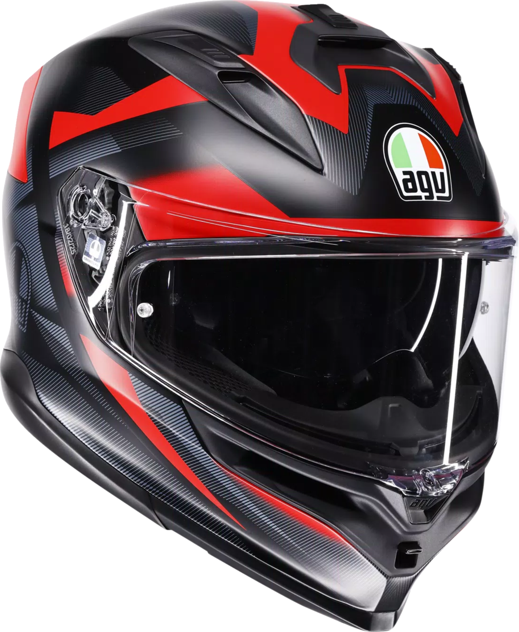 AGV K7 Helmet - Glimpse - Matte Black/Red - 2XL 2118399004-015-XXL