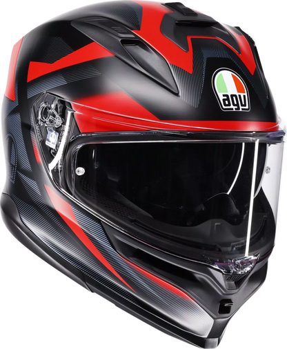 AGV K7 Helmet - Glimpse - Matte Black/Red - 2XL 2118399004-015-XXL
