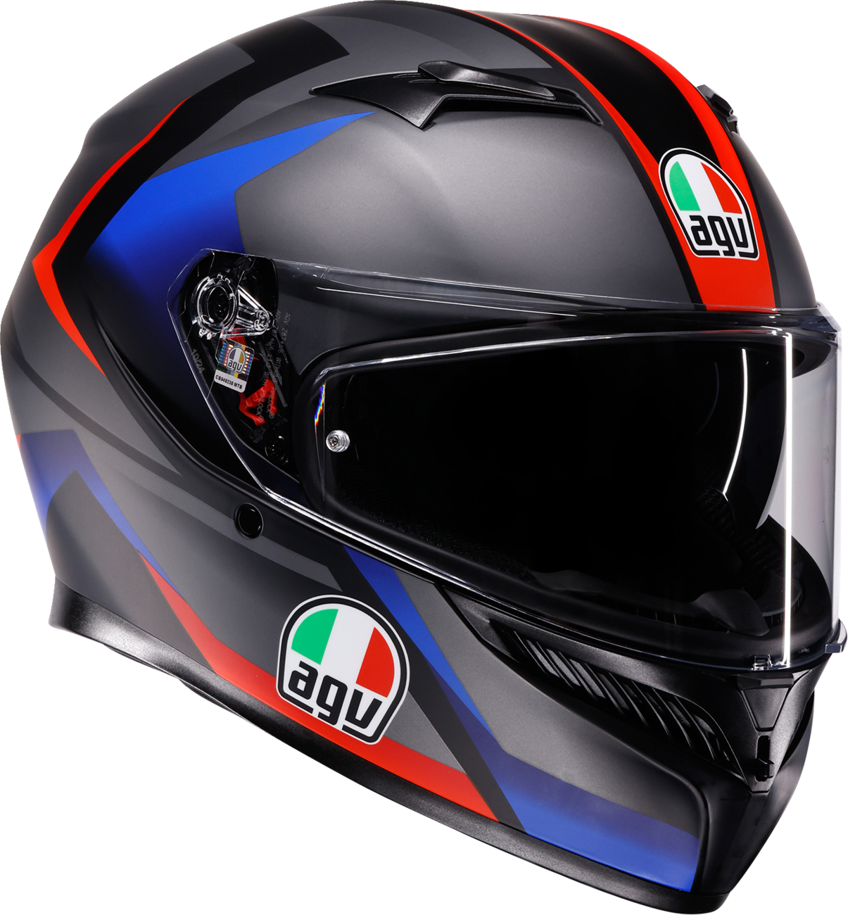AGV K3 Helmet - Striga - Matte Black/Blue/Red - XL 2118381004-024-XL