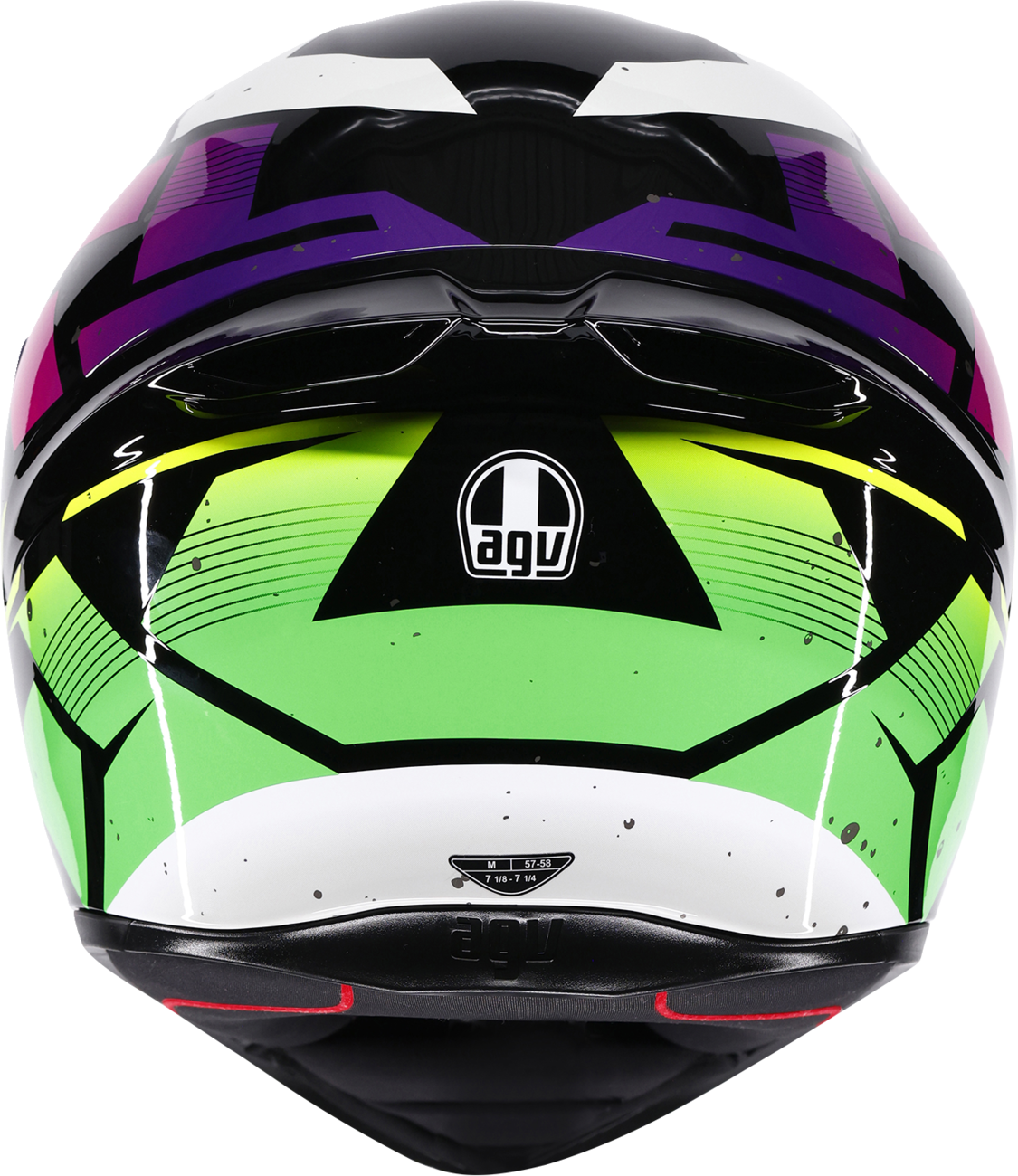 AGV K1 S Helmet - Punkpulse - Black/Purple/Lime - Large 2118394018-071-L