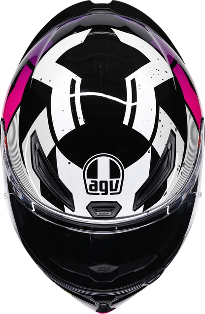 AGV K1 S Helmet - Punkpulse - Black/Purple/Lime - Small 2118394018-071-S