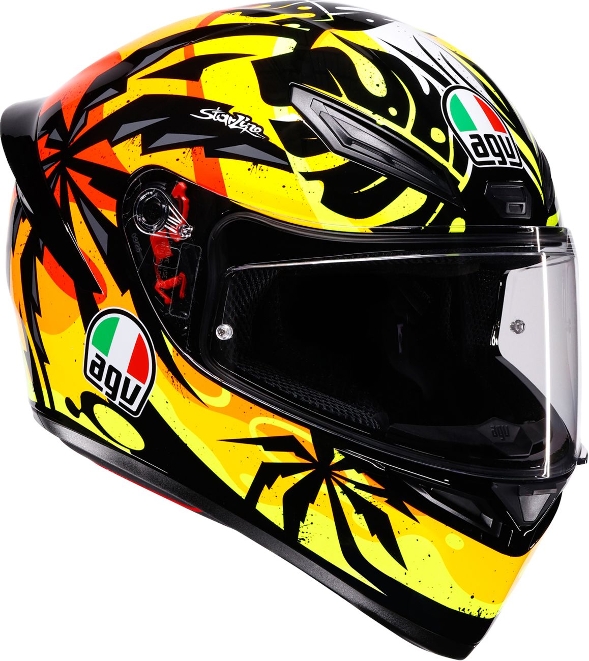AGV K1 S Helmet - Tropicrush - Black/Orange - Medium 2118394018-070-M