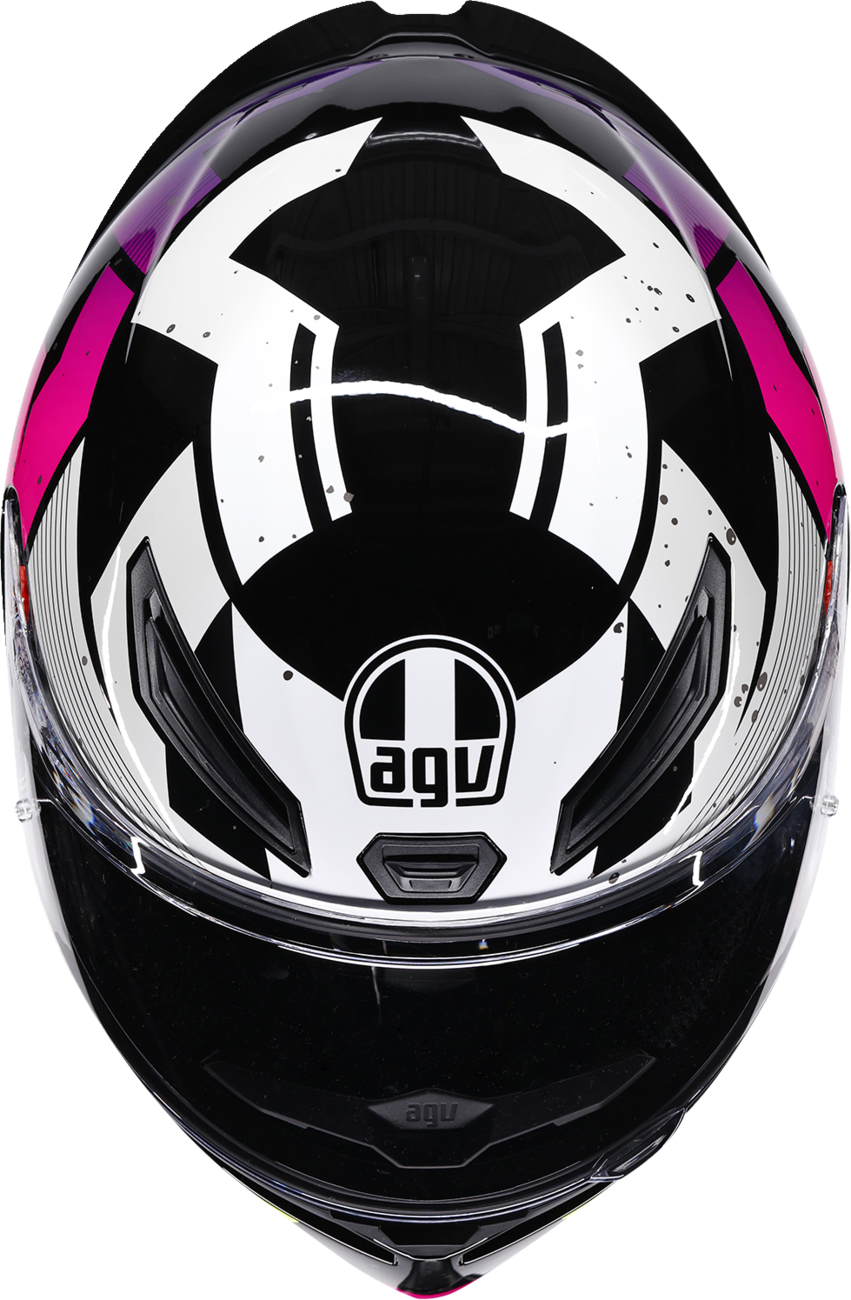 AGV K1 S Helmet - Punkpulse - Black/Purple/Lime - Large 2118394018-071-L