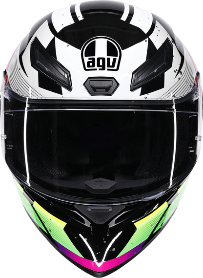 AGV K1 S Helmet - Punkpulse - Black/Purple/Lime - 2XL 2118394018-071-XXL