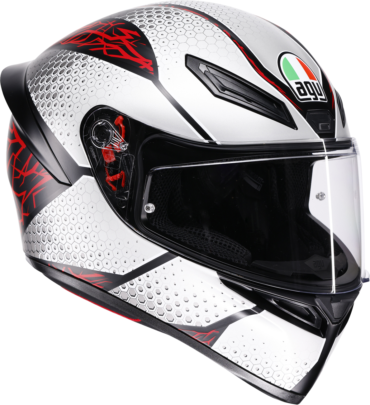 AGV K1 S Helmet - Speedarmor - Matte Black/Gray/Red - Medium 2118394018-073-M