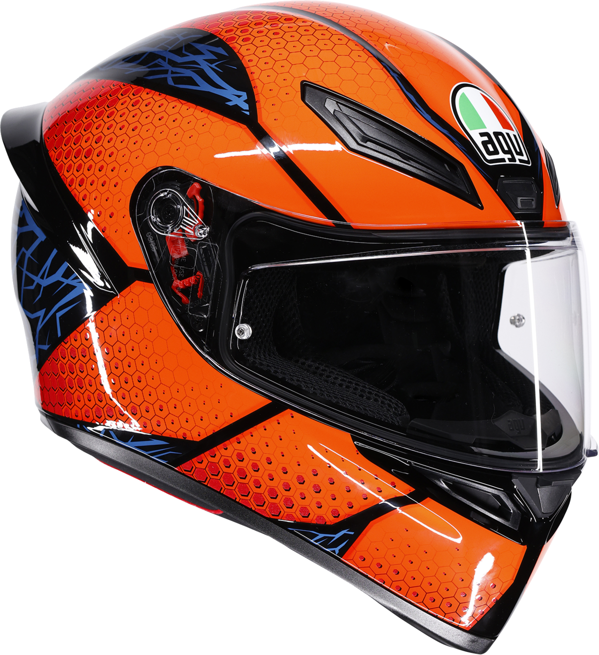 AGV K1 S Helmet - Speedarmor - Black/Orange/Blue - Medium 2118394018-074-M