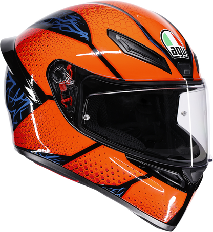 AGV K1 S Helmet - Speedarmor - Black/Orange/Blue - Large 2118394018-074-L