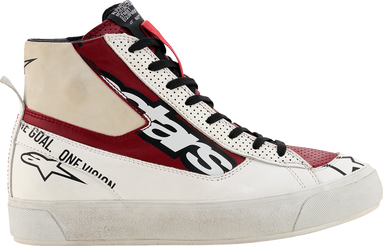 ALPINESTARS Stella Stated Flair Shoes - White/Rio Red - US 5.5 2541426-2066-55