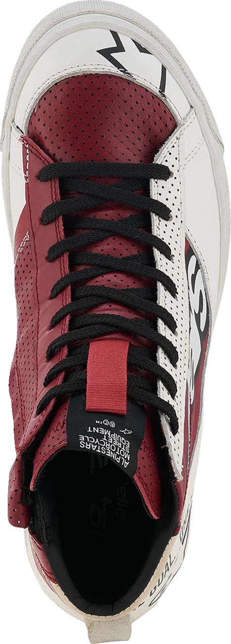 ALPINESTARS Stella Stated Flair Shoes - White/Rio Red - US 7 2541426-2066-7