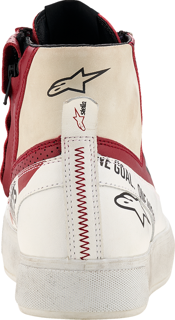 ALPINESTARS Stella Stated Flair Shoes - White/Rio Red - US 8.5 2541426-2066-85