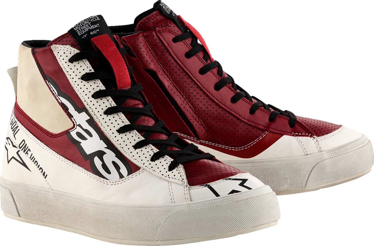 ALPINESTARS Stella Stated Flair Shoes - White/Rio Red - US 10.5 2541426-2066-105