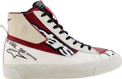 ALPINESTARS Stella Stated Flair Shoes - White/Rio Red - US 10 2541426-2066-10