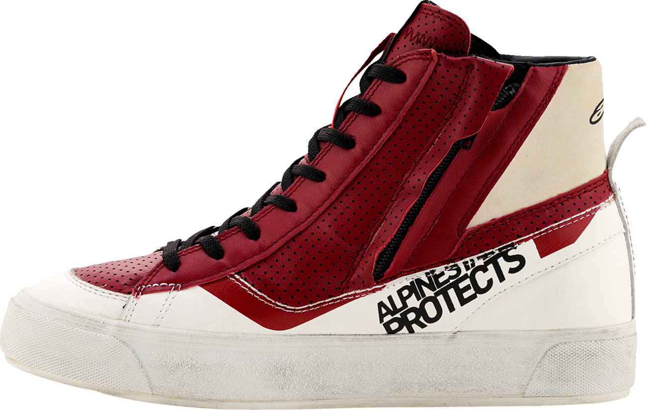 ALPINESTARS Stella Stated Flair Shoes - White/Rio Red - US 10 2541426-2066-10