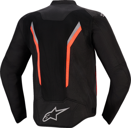 ALPINESTARS AST v3 Air Jacket - Black/Dark Gray/Red Fluo - 4XL 3300426-1051-4XL