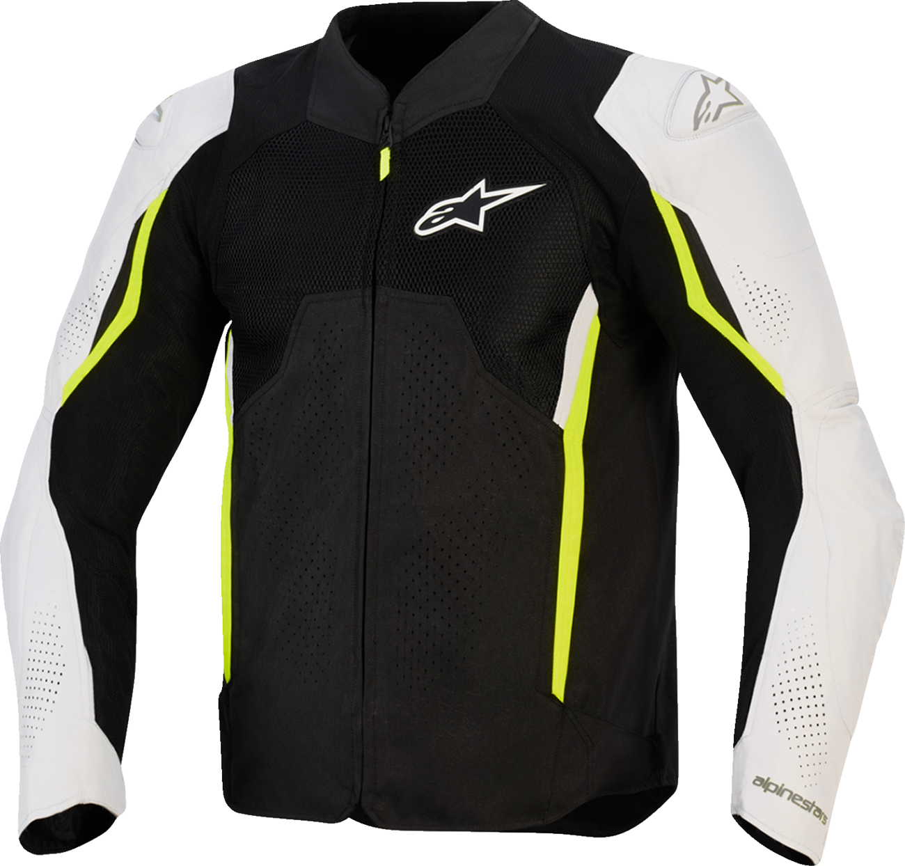ALPINESTARS AST v3 Air Jacket - Black/Silver/Yellow Fluo - 2XL 3300426-159-2XL