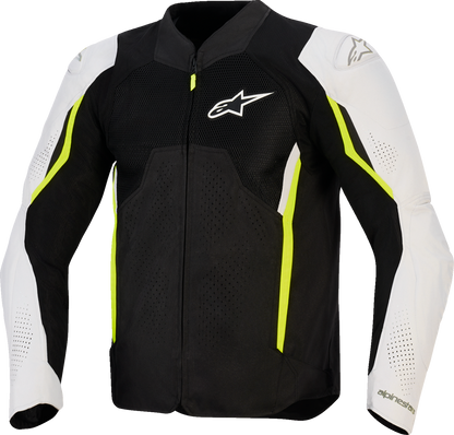 ALPINESTARS AST v3 Air Jacket - Black/Silver/Yellow Fluo - 2XL 3300426-159-2XL