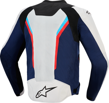 ALPINESTARS AST v3 Air Jacket - Silver/Deep Blue/Bright Red - Medium 3300426-1621-M