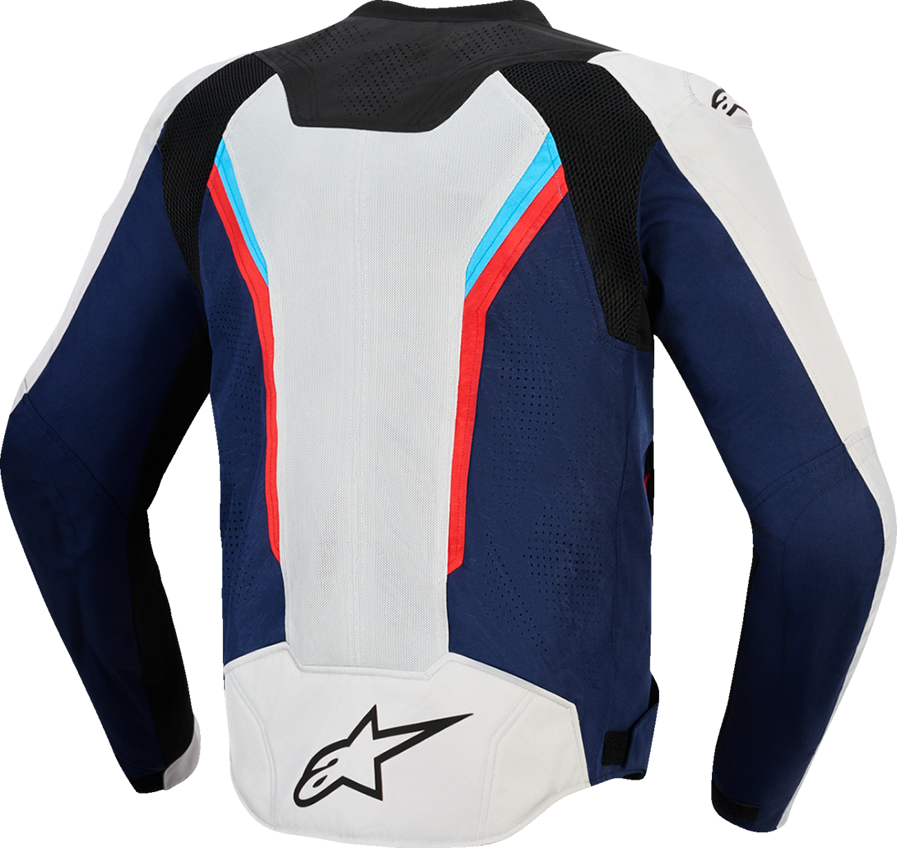ALPINESTARS AST v3 Air Jacket - Silver/Deep Blue/Bright Red - 4XL 3300426-1621-4XL