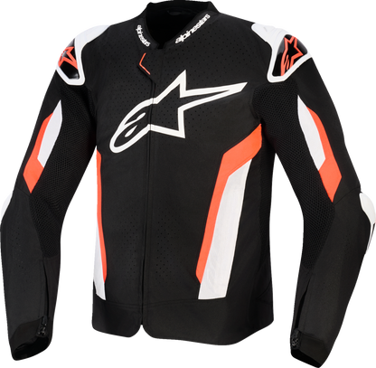 ALPINESTARS T-GP Air Jacket - Black/Red Fluo - 2XL 3300626-1030-2XL