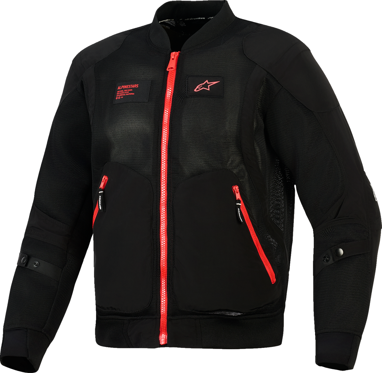ALPINESTARS Flight Air Jacket - Black/Bright Red - Small 3300726-1303-S