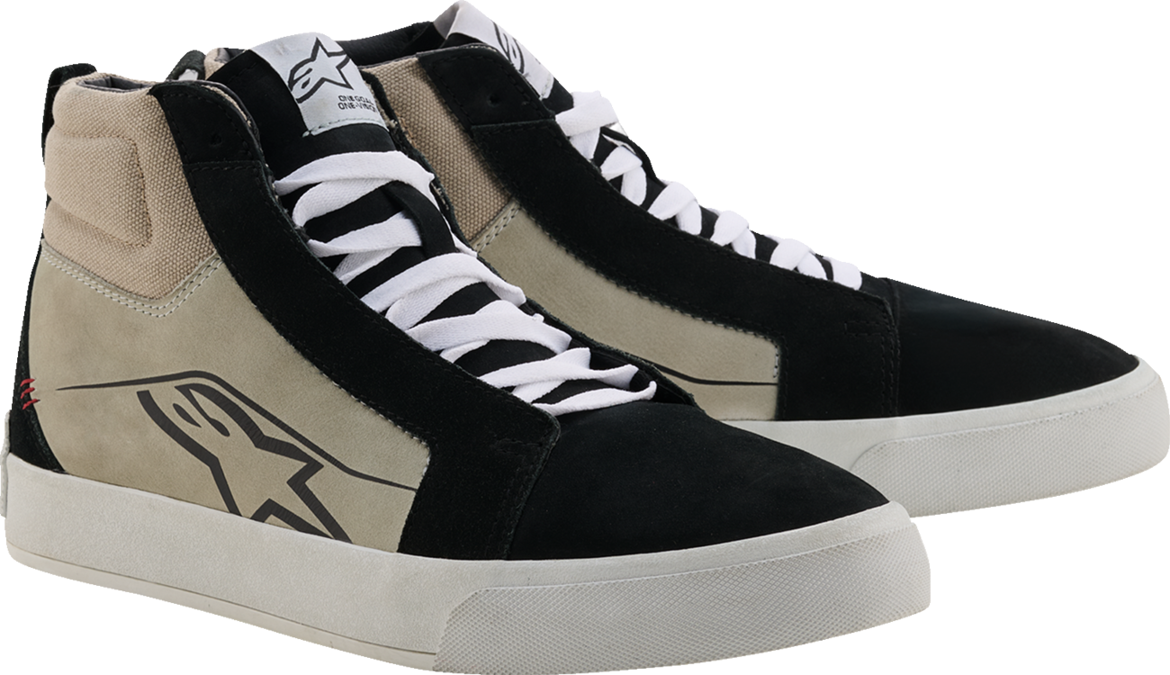 ALPINESTARS Ride-63 Leather Shoes - Black/Cool Gray/White - US 10.5 2540926-1471-105