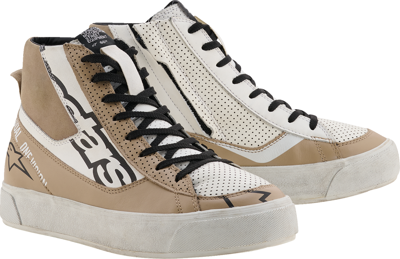 ALPINESTARS Stella Stated Flair Shoes - Warm Gray/White - US 8 2541426-9322-8