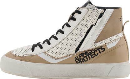ALPINESTARS Stella Stated Flair Shoes - Warm Gray/White - US 10 2541426-9322-10