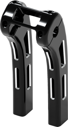 MAGNUM SHIELDING Ghost Risers - Softail Display Clamp - 10" - Black 2R-0110