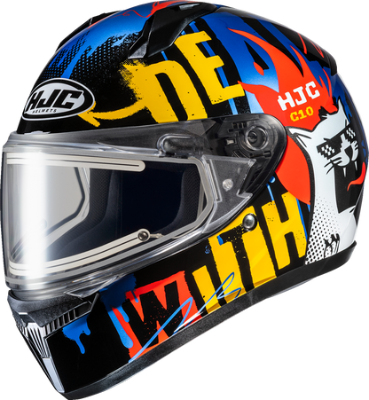 HJC C10 Snow Helmet - Electric - FOP - MC23 - Large FP54EUS6C23V
